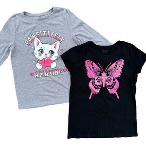 The Children’s Place Girls Graphic Tee Shirt Bundle Size 10-12